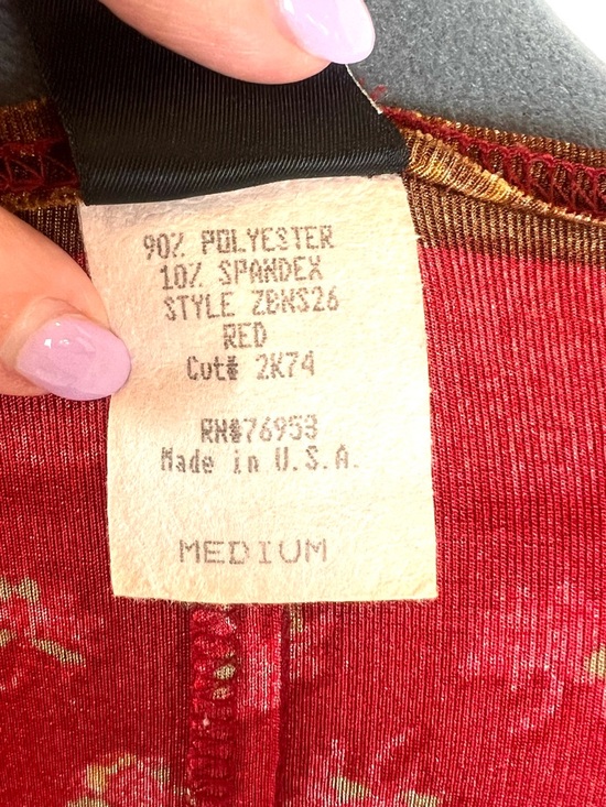 Knapp Studio red/orange stretch maxi M 117 - Picture 5 of 5